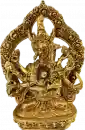 Guhyasamaja Statue 10 cm vergoldet