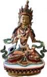 Hand Painted Vajrasattva Copper Statue