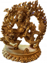 White Zambala 4 Inch gold plated