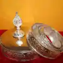 Mandala Set Silber groß 7'