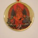 Gelber Jambala Buddha Anhänger