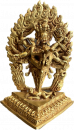 Vajrakilaya Phurpa Statue 10 cm vergoldet