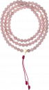 Rosenquarz Mala 108 Perlen 8mm