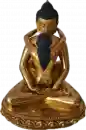 Samantabhadra Statue 22 cm vollvergoldet