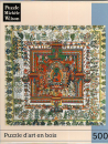 Puzzle aus handgefertigten Holzteilen - Tibetische Kunst : Medizin-Mandala