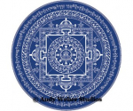 Medizinbuddha Mandala Aufkleber