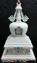 Stupa prayer wheel(white)