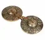 Tingsha 8 Lucky Symbols 7.5cm with Bag